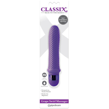 Pipedream Classix Grape Swirl Vibe, фиолетовый — фото 1