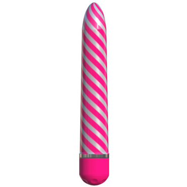 Pipedream Classix Sweet Swirl Vibrator, бело-розовый - фото, отзывы