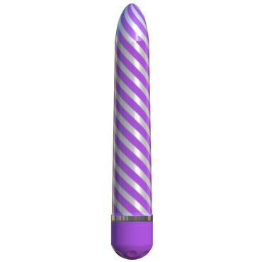 Pipedream Classix Sweet Swirl Vibrator, бело-фиолетовый - фото, отзывы