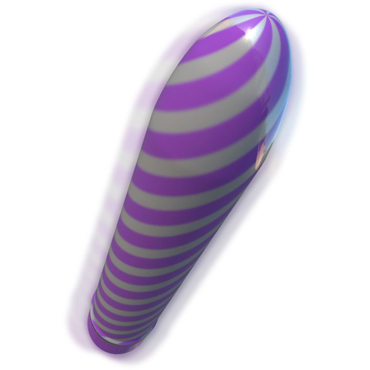 Pipedream Classix Sweet Swirl Vibrator, бело-фиолетовый - Вибратор-жезл классической формы - купить в секс шопе