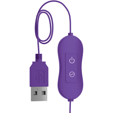 Pipedream OMG! Bullets #Happy USB Bullet, фиолетовое - фото, отзывы