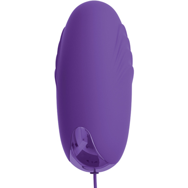 Pipedream OMG! Bullets #Happy USB Bullet, фиолетовое - Виброяйцо на USB питании - купить в секс шопе