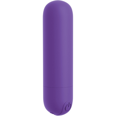 Pipedream OMG! Rechargeable Bullets #Play, фиолетовая - Перезаряжаемая вибропуля - купить в секс шопе
