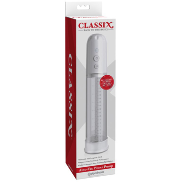 Pipedream Classix Auto-Vac Power Pump, белая — фото 1