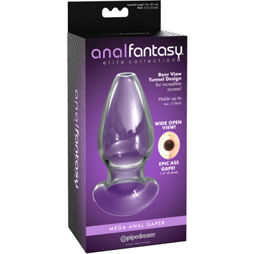 Pipedream Anal Fantasy Elite Mega Anal Gaper, прозрачный — фото 1