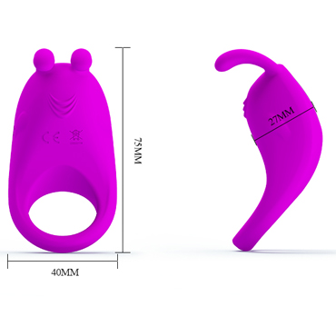 Baile Pretty Love Rabbit Vibrator, фиолетовое - подробные фото в секс шопе Condom-Shop