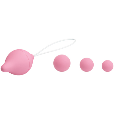 Baile Sexual Exercise, розовый - Вагинальный стимулятор для тренировок Кегеля - купить в секс шопе