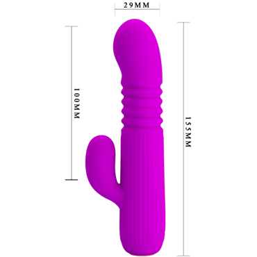 Baile Pretty Love Leopold, фиолетовый - подробные фото в секс шопе Condom-Shop