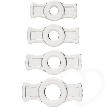 Doc Johnson TitanMen Cock Ring Set, прозрачный — фото 2