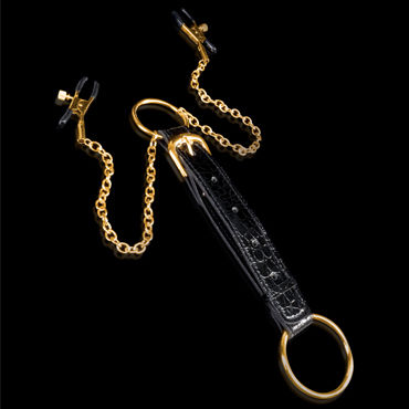 Pipedream Gold Cockring & Nipple Clamps - фото, отзывы