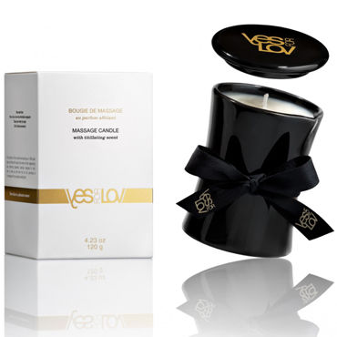 YESforLOV Massage Candle With The Titillating Scent, 120г, Массажное масло в виде свечи