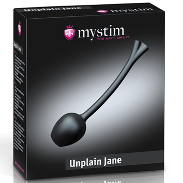 Mystim Unplain Jane, черный - Вагинальный шарик с электростимуляцией - купить в секс шопе