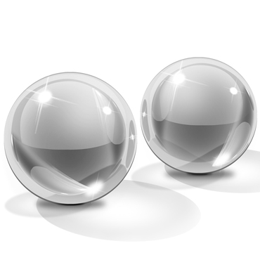Pipedream Icicles No.41 Glass Ben-Wa Balls Small, прозрачные - фото, отзывы