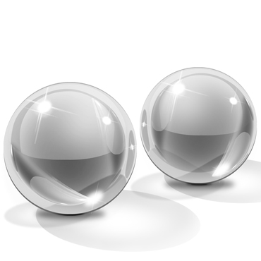 Pipedream Icicles No.42 Glass Ben-Wa Balls Medium, прозрачные - фото, отзывы