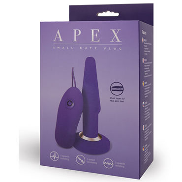 Seven Creations Apex Butt Plug Small, фиолетовая - фото, отзывы