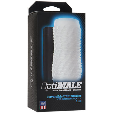 Doc Johnson OptiMALE Reversible UR3 Stroker Link, прозрачный — фото 1