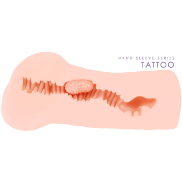 Kokos Tattoo, телесный - Мастурбатор в виде вагины - купить в секс шопе