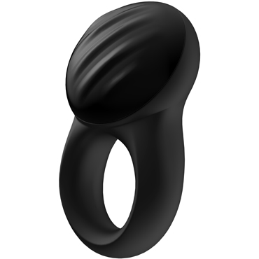 Satisfyer Signet Ring, черное, Эрекционное кольцо с управлением со смартфона