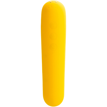 Satisfyer Dual Love, желтый, Бесконтактный стимулятор клитора - вагинальный вибратор с управлением со смартфона и другие товары Satisfyer с фото