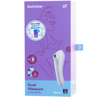 Satisfyer Dual Pleasure, белый - подробные фото в секс шопе Condom-Shop