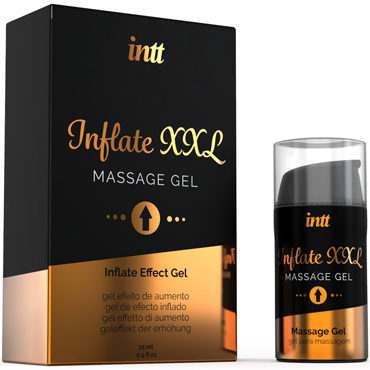 Intt Inflate XXL Massage Gel, 15 мл, Интимный стимулирующий гель для эрекции