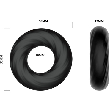 Baile Crazy Bull Super Soft Silicone Spiral , черное — фото 3