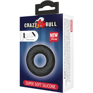 Baile Crazy Bull Super Soft Silicone Spiral , черное — фото 4