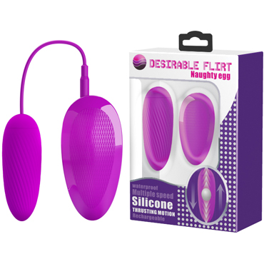 Baile Desirable Flirt Naughty Egg, фиолетовое — фото 1
