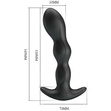 Baile Pretty Love Special Anal Massager, черный — фото 4