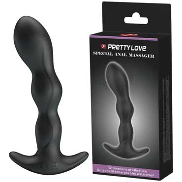 Baile Pretty Love Special Anal Massager, черный — фото 1