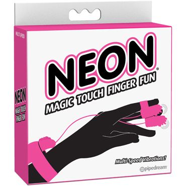 Pipedream Neon Magic Touch Finger Fun, розовые — фото 1