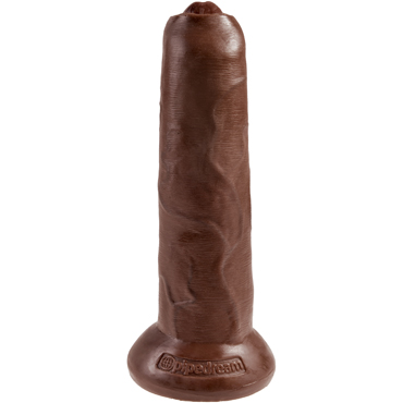 Pipedream King Cock Uncut Cock 23см, коричневый — фото 2