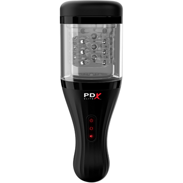Pipedream PDX Elite Talk Dirty Rotobator, черный — фото 3