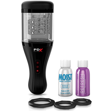 Pipedream PDX Elite Talk Dirty Rotobator, черный — фото 7
