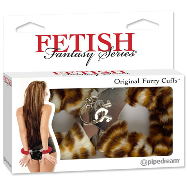 Pipedream Fetish Fantasy Original Furry Cuffs, тигр — фото 1