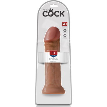 Pipedream King Cock Cock 28см, бежевый — фото 1