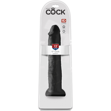 Pipedream King Cock Cock 33см, черный — фото 1
