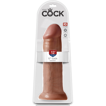 Pipedream King Cock 31см, бежевый — фото 1