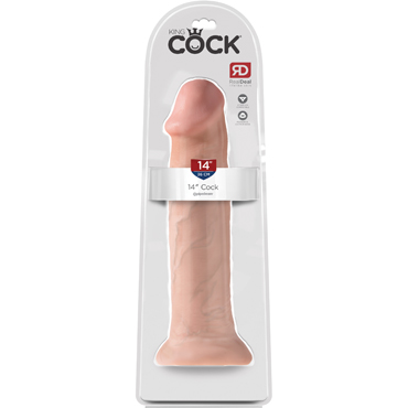 Pipedream King Cock 36см, телесный — фото 1