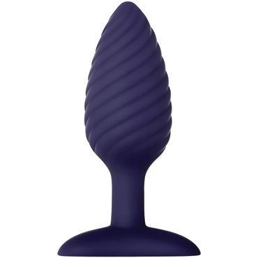 Evolved Zero Tolerance Wicked Twister, синяя - Анальная пробка с вибрацией и пультом ДУ - купить в секс шопе