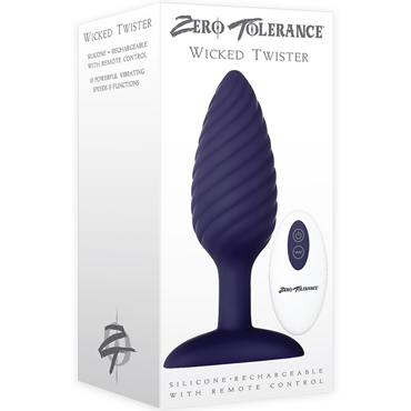 Evolved Zero Tolerance Wicked Twister, синяя - подробные фото в секс шопе Condom-Shop