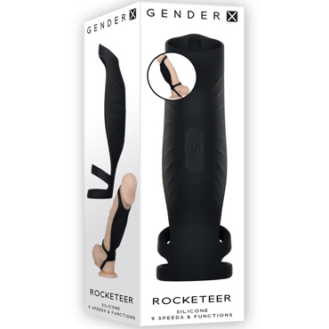 Evolved Gender X Rocketeeer, черный - подробные фото в секс шопе Condom-Shop