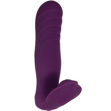 Evolved Gender X Velvet Hammer, фиолетовый, Вибромассажер ударный с клиторальным стимулятором и другие товары Evolved с фото
