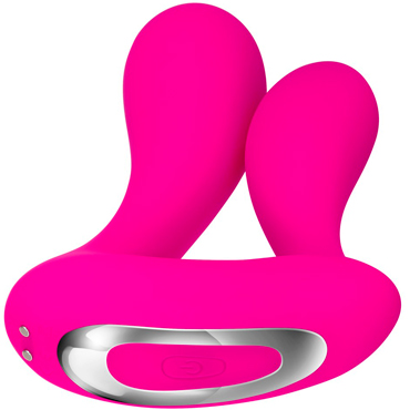 Evolved Adam & Eve Dual Entry Vibe, фуксия — фото 3