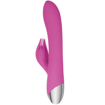Evolved Adam & Eve Eve's Clit Tickling Rabbit, розовый - Вибромассажер-кролик - купить в секс шопе