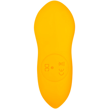 Evolved Creamsicle, оранжевый - Анальный вибростимулятор с пультом ДУ - купить в секс шопе