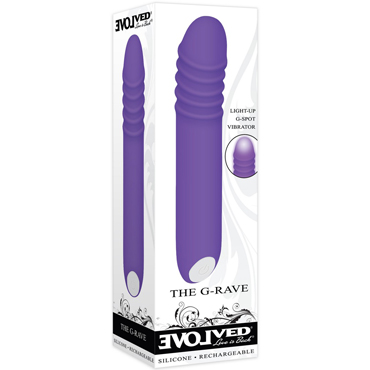 Evolved The G-rave, фиолетовый - подробные фото в секс шопе Condom-Shop