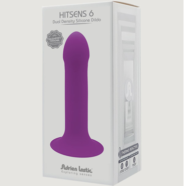 Adrien Lastic Hitsens 6, фиолетовый, Дилдо на присоске с двойной плотностью