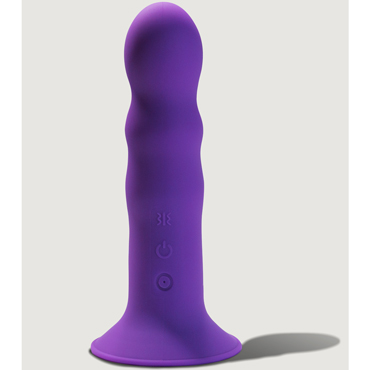 Adrien Lastic Hitsens 3 Vibe, фиолетовый - Фаллоимитатор с вибрацией и двойной плотностью - купить в секс шопе