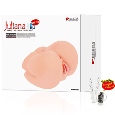 Kokos Juliana Hip, Мастурбатор с вибрацией и ротацией, вагина и анус и другие товары Kokos с фото